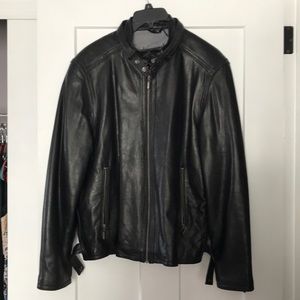 Collezione Leather Jacket Black Medium